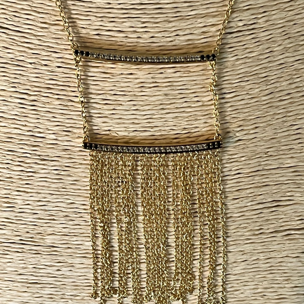 ELIZABETH & JAMES ‘OLLIE VAGO COLLECTION’ NWT AUTHENTIC 24K GOLD-PLATED NECKLACE